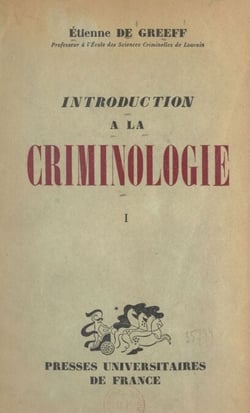 Introduction à la criminologie (1)