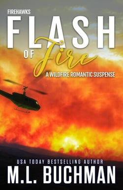 Flash of Fire: A Wildfire Firefighter Romantic Suspense - Firehawks, #4