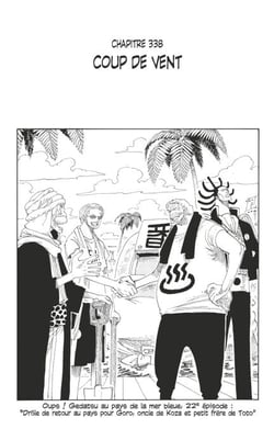 One Piece édition originale - Chapitre 338 - Coup de vent