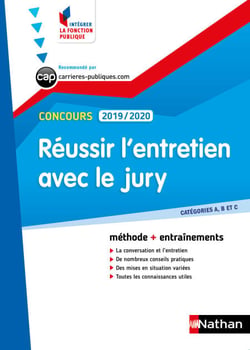 Réussir l'entretien avec le jury - catégorie A, B et C - Intégrer la fonction publique - 2019/2020 - Format : ePub 3