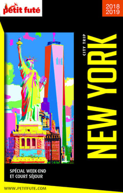 NEW YORK CITY TRIP 2018/2019 City trip Petit Futé