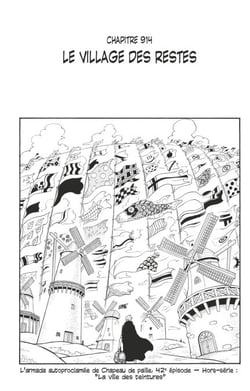 One Piece édition originale - Chapitre 914 - Le village des restes