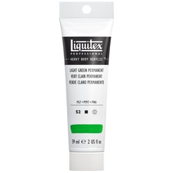 Tube 59 ml de peinture acrylique Liquitex Heavy Body série 2 - Vert fixe clair - Extra-fine