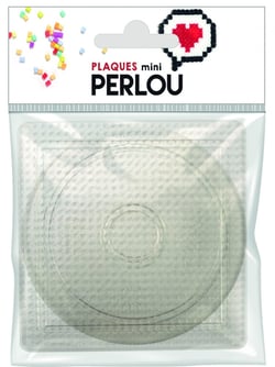 Plaques rondes 8,5 cm + carré 8 cm Mini Perlou