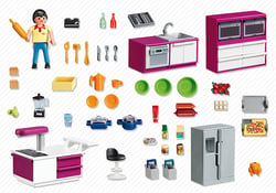 Playmobil City Life - Cuisine avec îlot