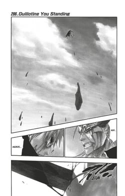 Bleach - T32 - Chapitre 286 - Guillotine You Standing