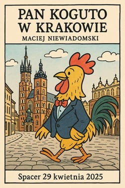 Pan Koguto w Krakowie. Spacer 29 kwietnia 2025