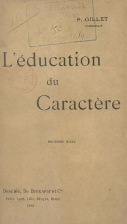 L'éducation du caractère