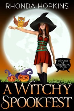 A Witchy Spookfest: A Halloween Paranormal Cozy Mystery - Witches of Whispering Pines, #4