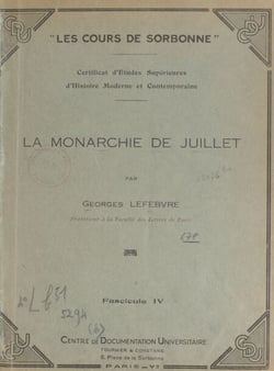 La Monarchie de Juillet