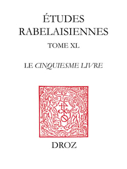 Le "Cinquiesme Livre" - Actes du colloque international de Rome, 16-19 octobre 1998