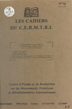 Bibliographie des documents du Secrétariat international de la IVe Internationale