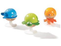 3 Hochets Animaux Marins à ventouse - Hape