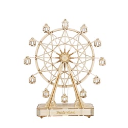 Maquette en bois 232 pièces - Grande roue musicale - Rolife