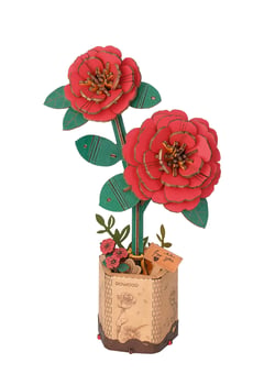 Maquette 113 pièces - Camélias rouges - Rowood