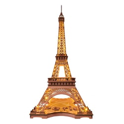 Maquette en bois 164 pièces - Night of the Eiffel Tower - Rolife