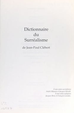Dictionnaire du surréalisme