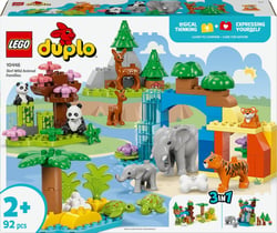 LEGO® DUPLO® 10446 - Familles d’animaux sauvages 3-en-1 - LEGO® DUPLO® Ma ville