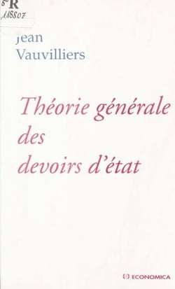 Théorie générale des devoirs d'État