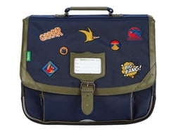 Cartable scolaire Tann's 38 cm - Kaki - Maé - 2 compartiments
