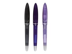 1 stylo plume - Bleu - Plumink - Plume moyenne - Ink - Coloris assortis