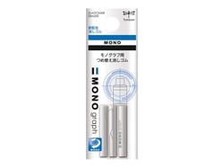 3 Recharges de gomme pour porte-mine MONO Graph - Tombow - ER-MG 