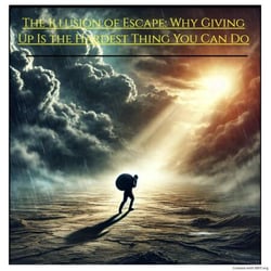 The Illusion of Escape: Why Giving Up Is the Hardest Thing You Can Do
