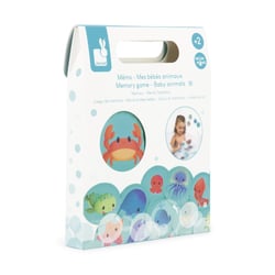 Mémo Pour Le Bain - 24 Pièces - Thème des Animaux Marins - Associer Le Papa Ou La Maman Avec Son Bébé - Stimuler La Mémoire - Jouet Pour Le Bain