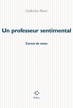 Un professeur sentimental - Carnet de notes