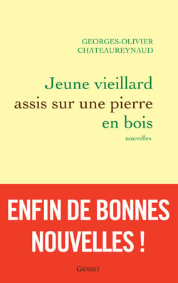 Jeune vieillard assis sur une pierre en bois - Nouvelles