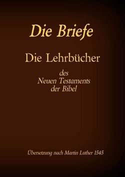 Die Briefe - Die Lehrbücher des Neues Testaments der Bibel - Römer, Korinther, Galater, Epheser, Philipper, Kolosser, Thessalonicher u.a.