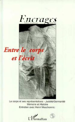 ENTRE LE CORPS ET L'ÉCRIT - Cahiers d'esthétique