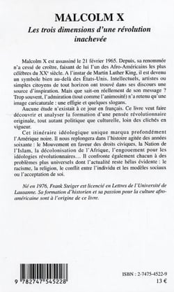 Malcolm X - Les trois dimensions d'une révolution inachevée
