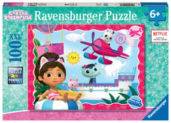 Puzzle XXL 100 pièces - L'aventure des chats ! - Ravensburger