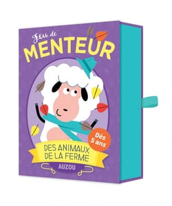 Menteur des animaux de la ferme - Jeu de société enfant - Auzou Editions