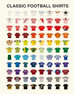 Classic Football Shirts - The Ultimate Guide to Iconic Football Kits - The Sunday Times Bestseller
