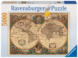 Puzzle : Mappemonde antique - 5000 pièces