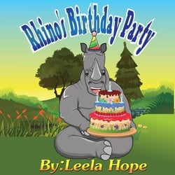 Rhino’s Birthday Party - Bedtime children's books for kids, early readers