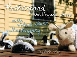 Rutherford the Unicorn Sheep at the Walnut Skunk Thanksgiving - Rutherford the Unicorn Sheep, #3