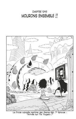One Piece édition originale - Chapitre 1043 - Mourons ensemble !!