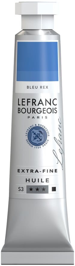 Peinture à l'huile Lefranc Bourgeois - Extra-fine - 20ml - Bleu rex
