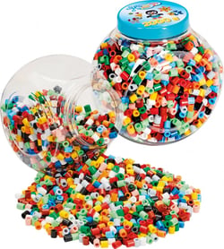 Perles en pot Hama - multicolores - 2000 perles