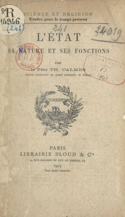 L'État - Sa nature et ses fonctions