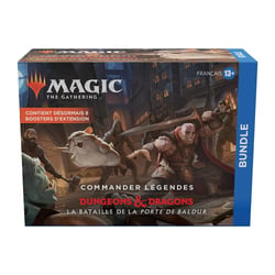 Bundle Magic: The Gathering Commander Légendes : la bataille de la Porte de Baldur, 8 Boosters d’extension et accessoires