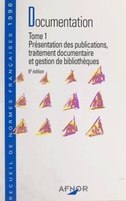 Documentation (1) - Présentation des publications, traitement documentaire et gestion de bibliothèques