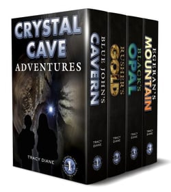 Crystal Cave Adventures Box Set Books 1-4: Blue John's Cavern, Rusher's Gold, Black's Opal, Egeran's Mountain - Crystal Cave Adventures Box Set