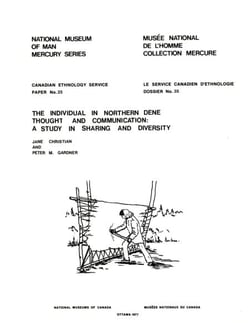 Individual in northern Dene thought and communication - A study in sharing and diversity