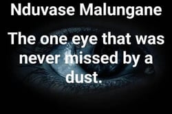 The one eye that was never missed by a dust.