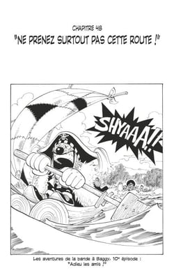 One Piece édition originale - Chapitre 48 - "Ne prenez surtout pas cette route !"