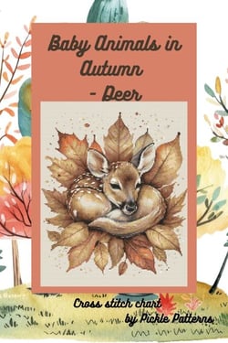 Baby Animals In Autumn - Deer - Woodland Babies